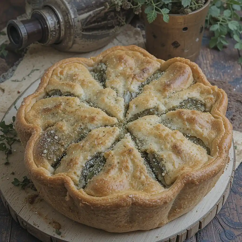 Recipe Table: Byrek me Hithra (Nettle Pie) Recipe Table: Byrek me Hithra (Nettle Pie)