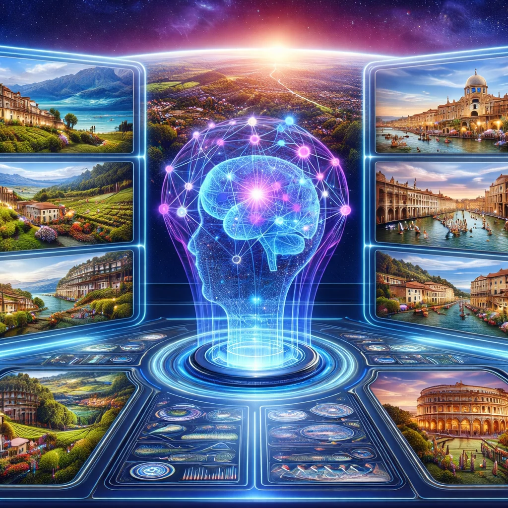 AI travel itinerary for exploring Italy's top destinations like Venice and Sicily