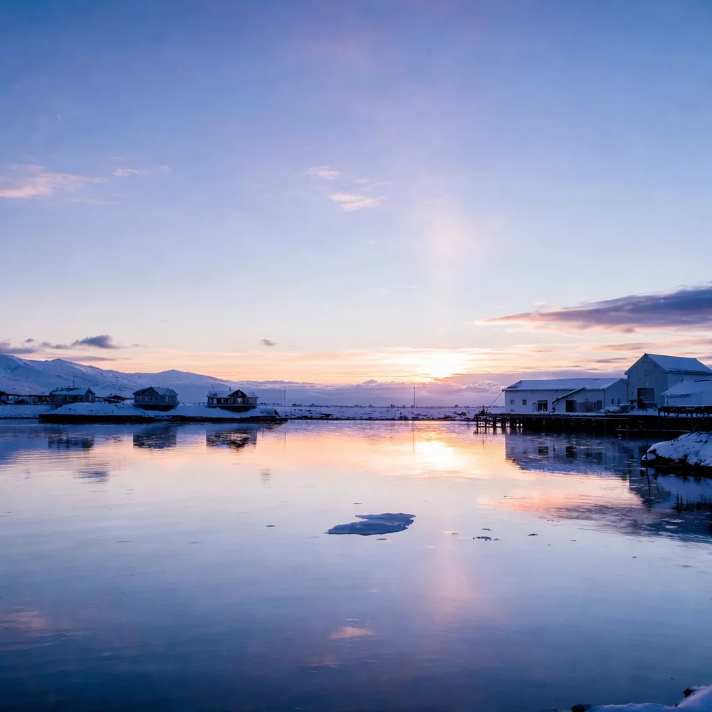 Stunning views of Norway fjords with summer sun
