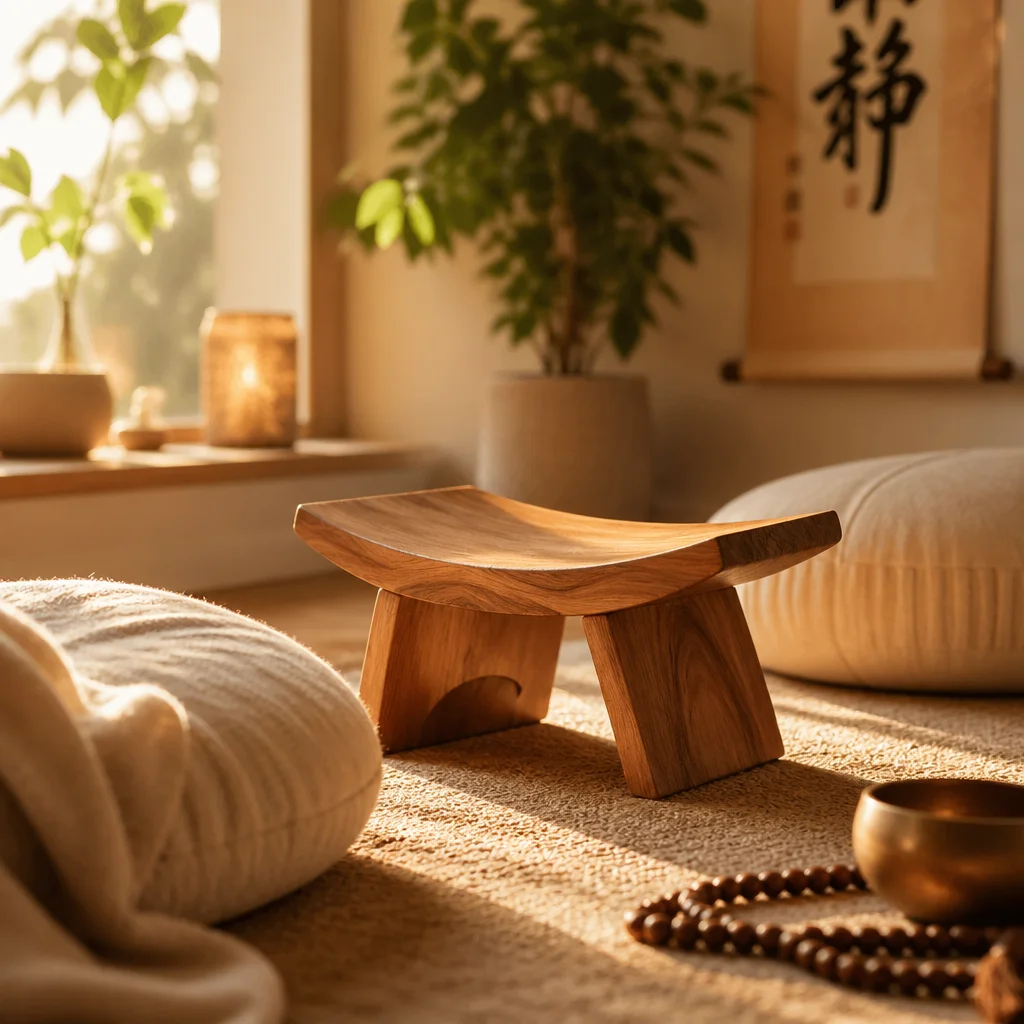 Silent meditation retreat at an off-grid cabin without Wi-Fi in nature.